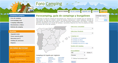 Desktop Screenshot of forocamping.com